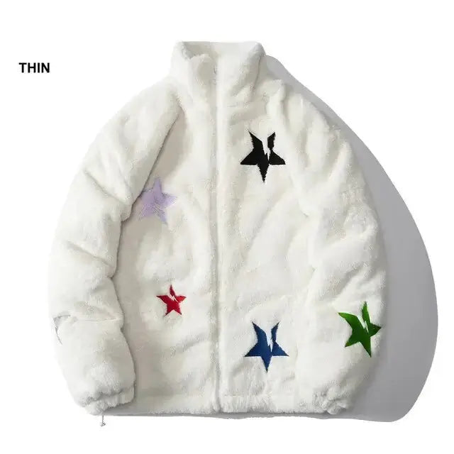 AOLAMEGS Rabbit Fur Jacket - 904730_7XXYHTLSKU 904730_7XXYHTL