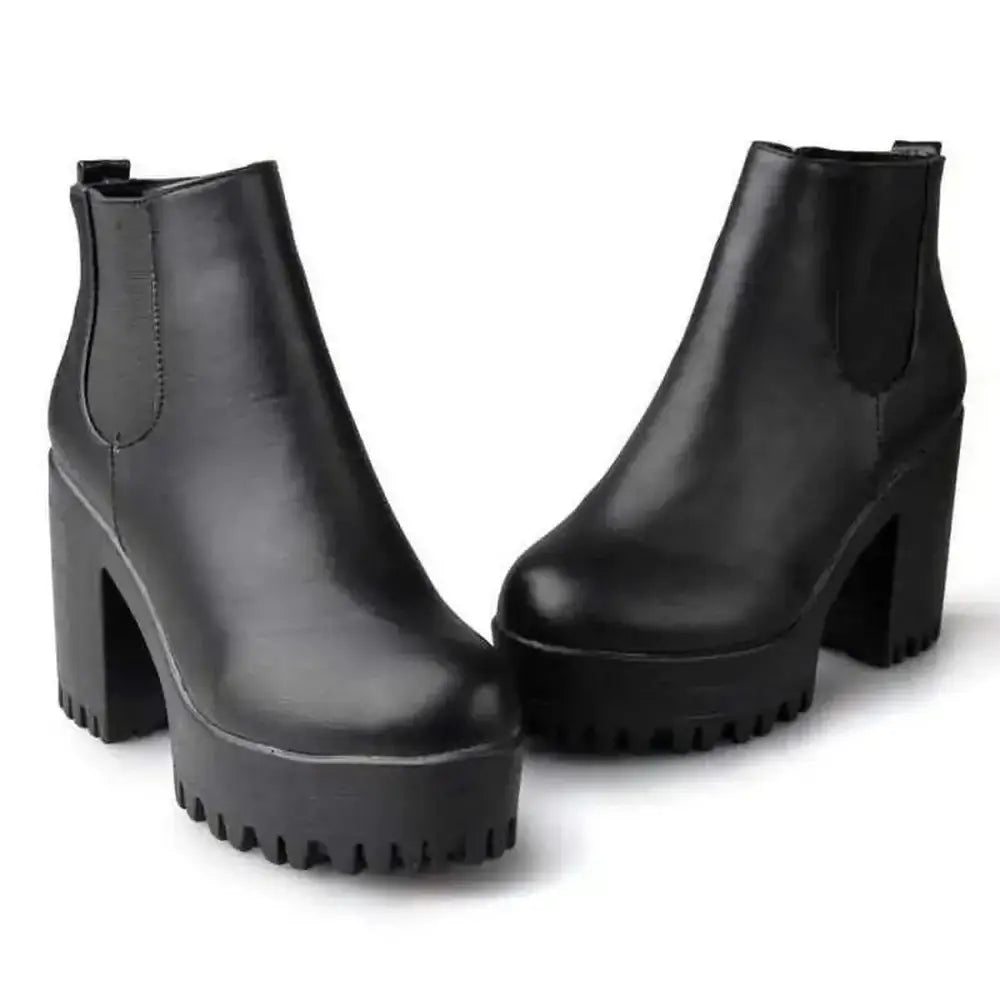 Bad Girl's Chunky Ankle Boots - 6010_UBHHBU2SKU 6010_UBHHBU2