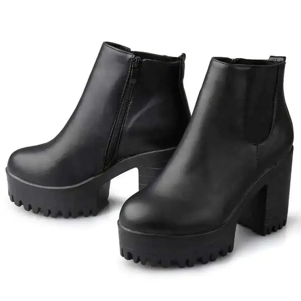 Bad Girl's Chunky Ankle Boots - 6010_UBHHBU2SKU 6010_UBHHBU2