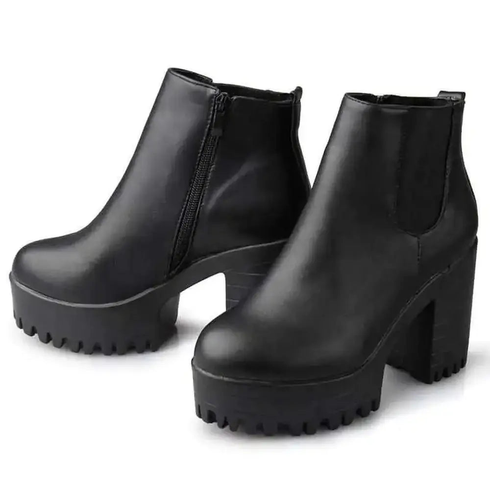 Bad Girl's Chunky Ankle Boots - 6010_UBHHBU2SKU 6010_UBHHBU2
