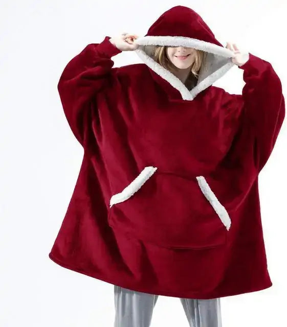 Oversized Hoodie Blanket