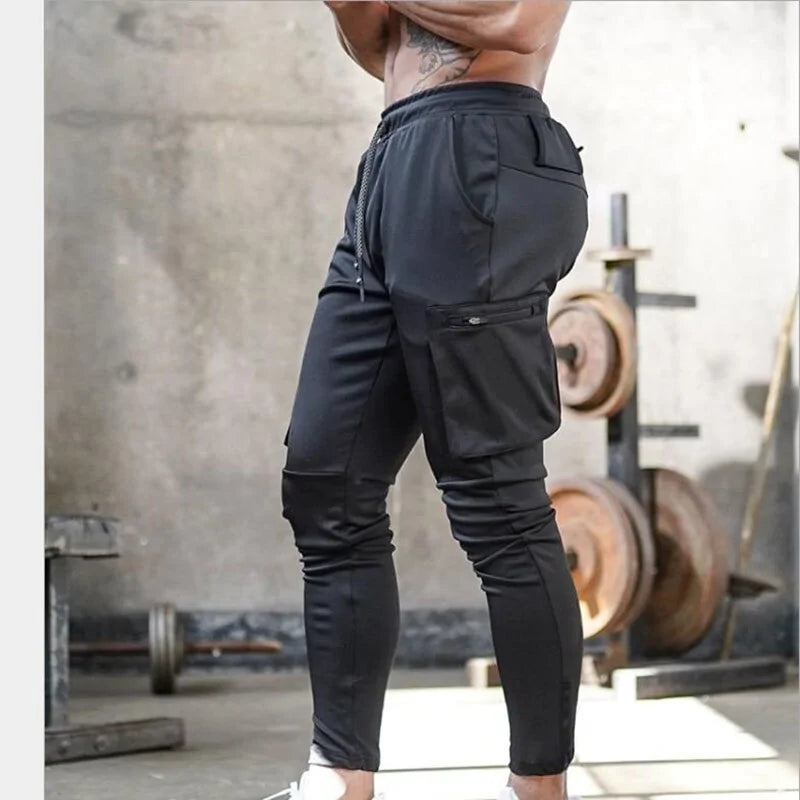 Slim Fit Cotton Joggers: Sport Sweatpants for Running and Bodybuilding