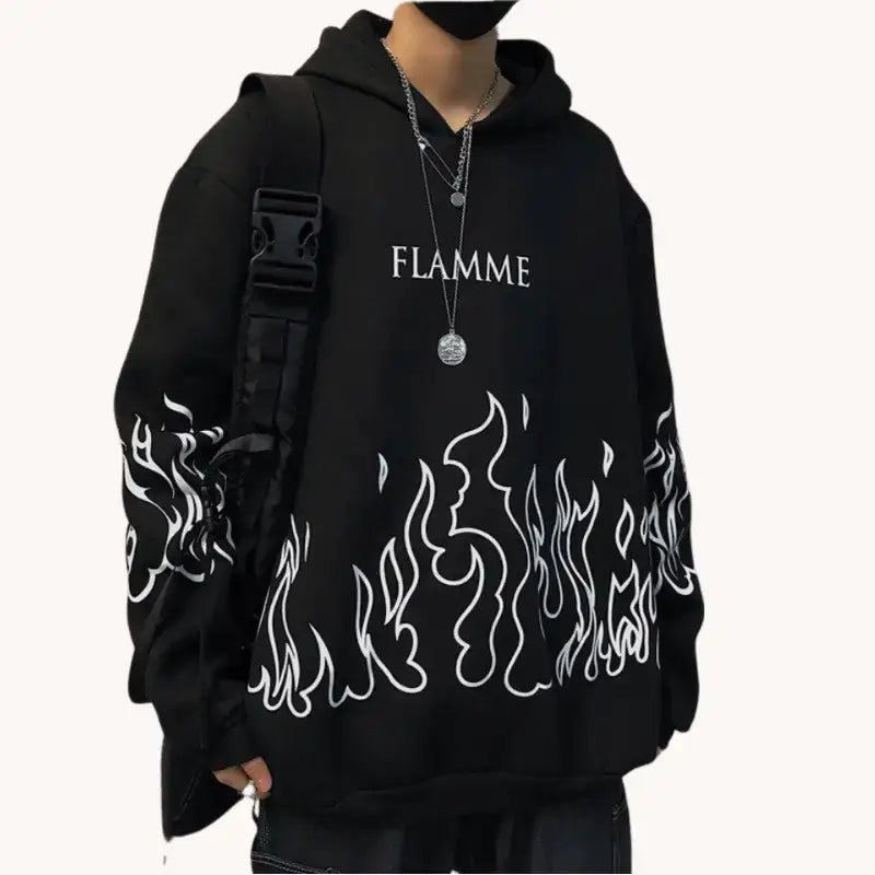 Oversized "Flamme" Hoodie