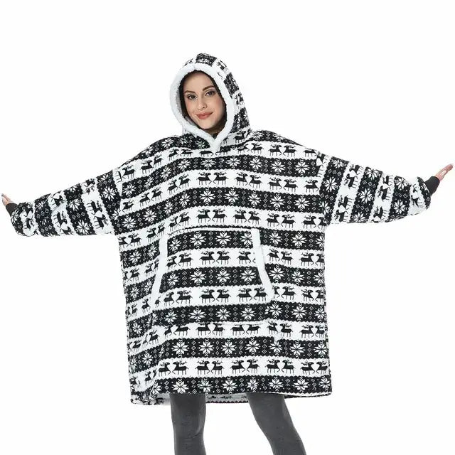 Oversized Hoodie Blanket
