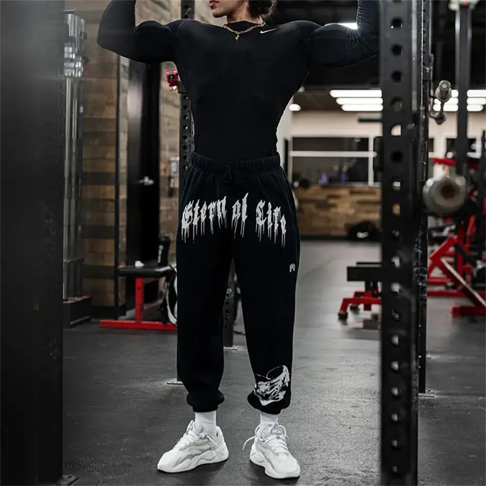 Men's Gym Cotton Jogger Sweatpants