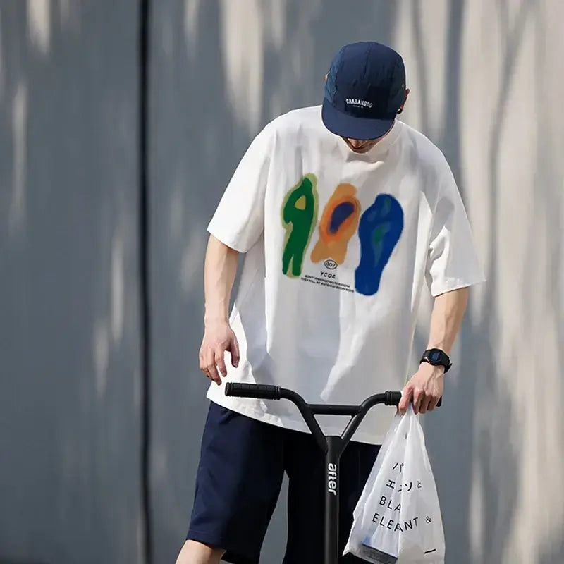 Oversized Cotton Graphic T-Shirt