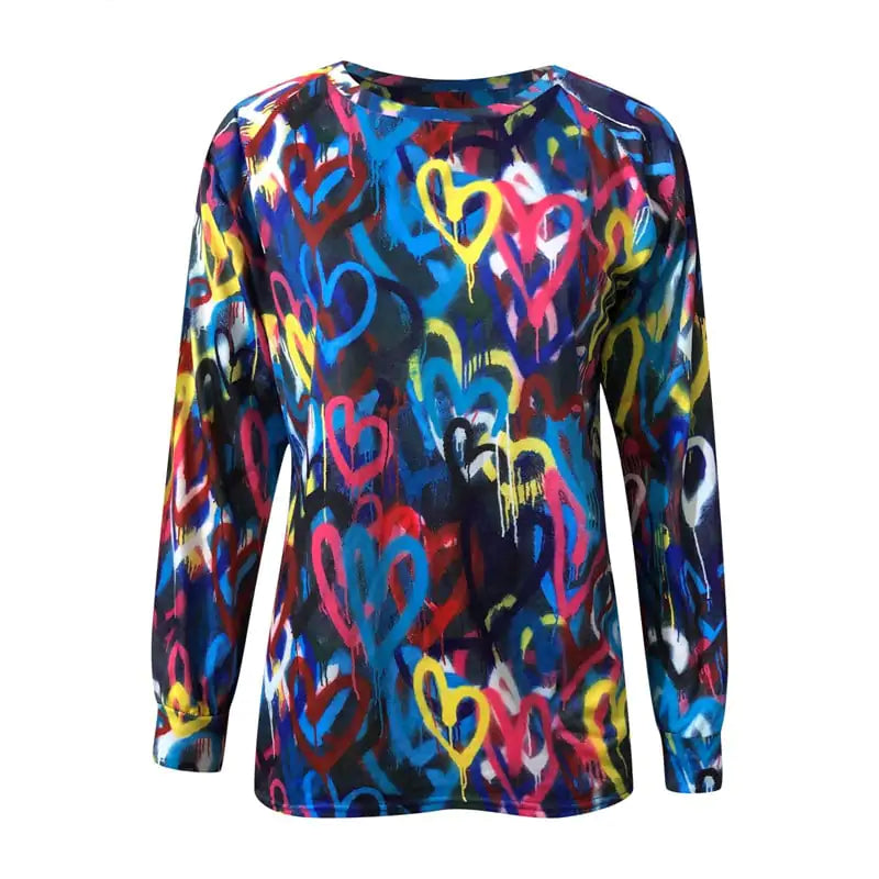 Magic Butterfly Print Casual Thermal T-Shirt