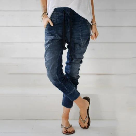 Elastic Waist Jeans (Stretch)