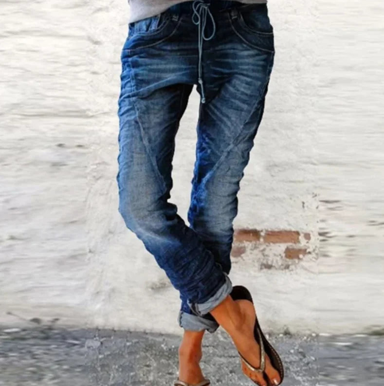 Elastic Waist Jeans (Stretch)