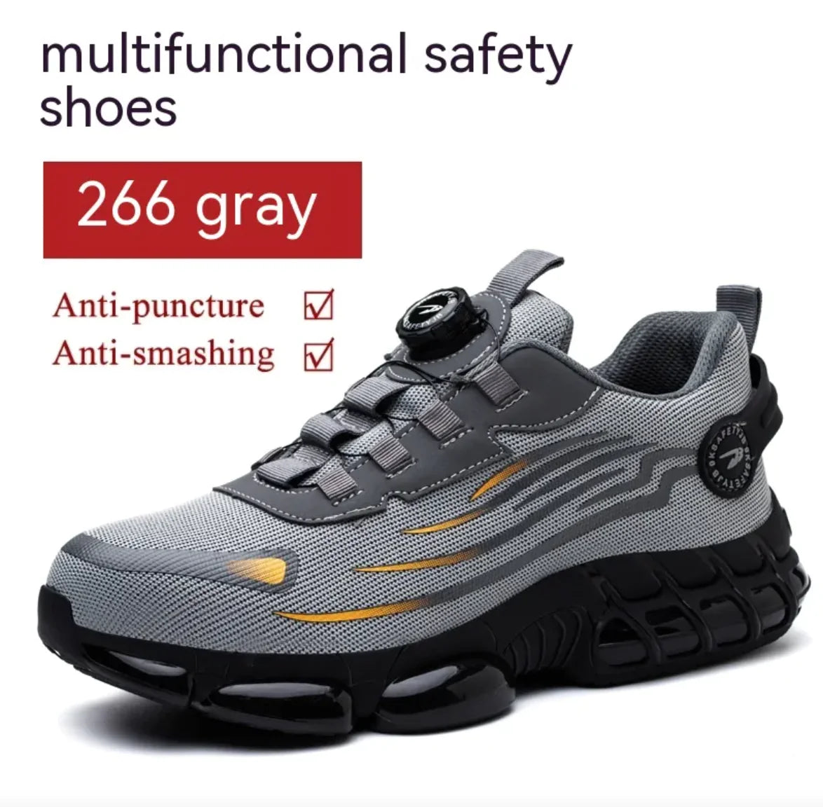 Low Top Protective Steel-Toe Slip-On Shoes