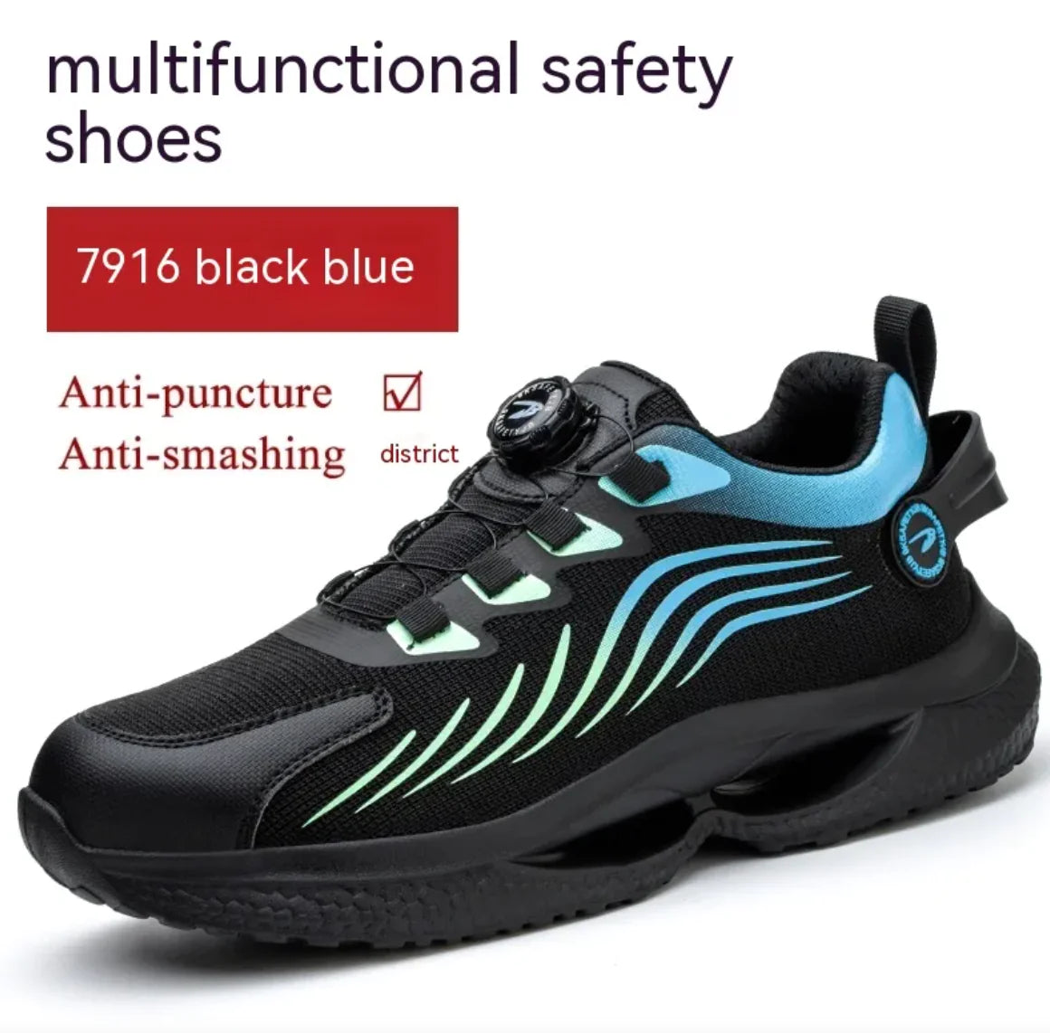 Low Top Protective Steel-Toe Slip-On Shoes