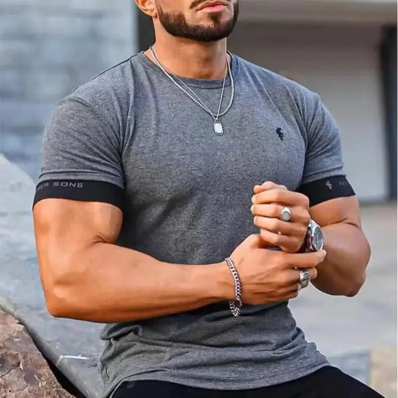 Men's Tight Fit Crewneck T Shirt